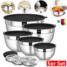 Edelstahl Schüssel-Set Deckel