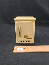 Wikrol Kühlung Kühlschrank Puppenküche Metall Puppenhaus Puppenstube antik alt