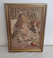 Gobelin Bild im Holzrahmen