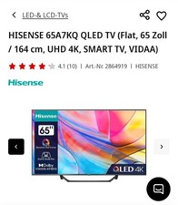 hisense 65 zoll 200hz