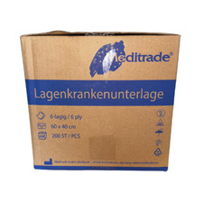 100x Inkontinenz Lagenkrankenunterlage Wickelunterlage Bettschutz 40x60cm 6lagig