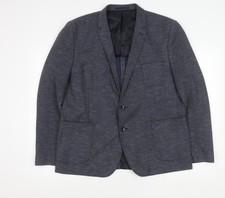 Cedarwood State Herren Blazer Sakko Blau XL Einreiher