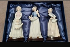 PMI Porzellan Figuren Blumenmädchen Set