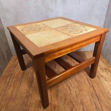 Vintage Sunelm Tile Top Teak