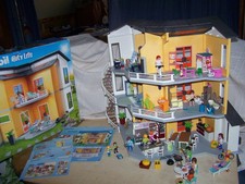 Playmobil modernes Wohnhaus 9266 (OVP) + Zusatzetage, voll eingerichtet