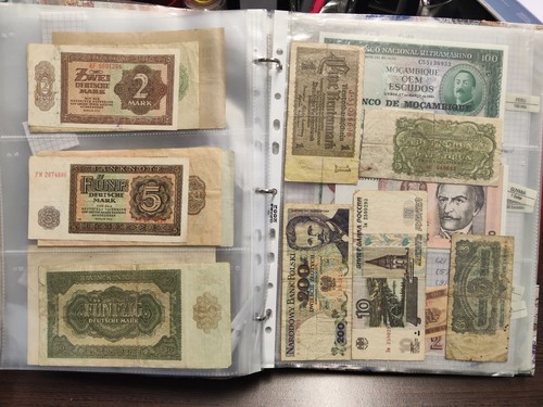 Alte banknoten sammlung - alte,