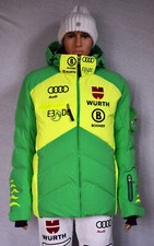 BOGNER DSV TEAM HERREN DAUNEN SKIJACKE GRÜN FLAMMEN UVP 2300 € Gr 46 50 S L NEU