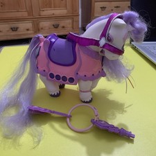 Tonka Keypers Pferd mit Schlüssel und Bürste incl. Zaumzeug 80-iger Vintage Rar