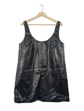 H&M Kunstlederkleid Damen