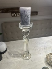 Villeroy & Boch Kerzenhalter Kerzenständer Boston Bergkristall Massiv Glas 43 Cm