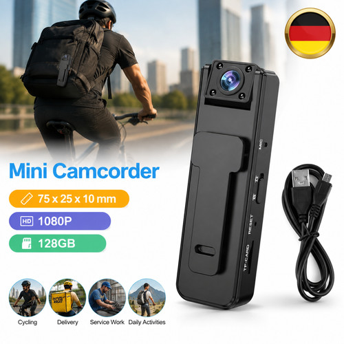Mini körperkamera 1080p - 1080p, hd