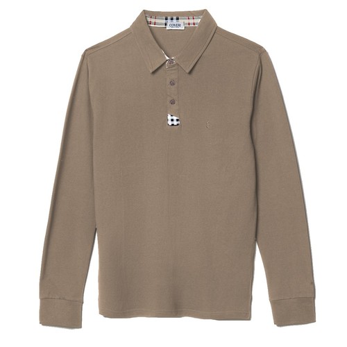Herren poloshirt langarm 100 - herren,