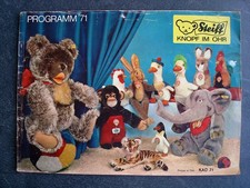 Steiff Programm 1971 Katalog