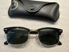 Ray Ban Clubmaster Vintage Bausch & Lomb USA Ebony Rayban