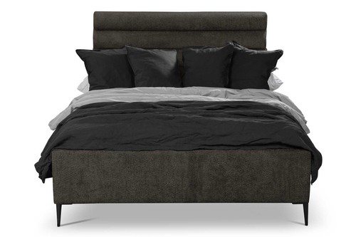 Textil bett grau design luxus - grau,