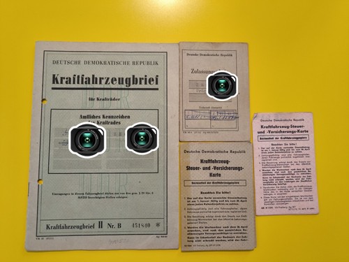 Fahrzeugbrief iwl 150 - tr, troll