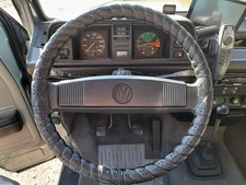 Lenkradüberzug Lenkradbezug 70er 80er 90er Jahre Design schwarz für VW T3 Bus