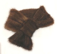 Nerzschal Echtpelz Braun Stola