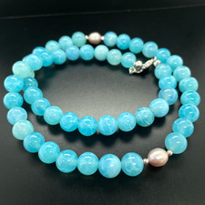 COLLIER 925/-SILBER RHOD. MIT ACHAT BEH., HÄMATIT & SWZP  SILBERZEIT SCHMUCKJAGD