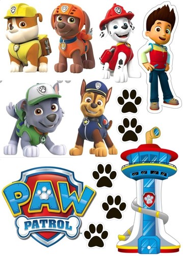 Tortenaufleger paw patrol - tortenaufleger,