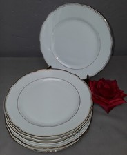 Vintage Speiseteller mit Goldrand 3x Kahla 3x Schumann Teller C 837