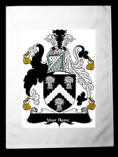 Flagge Wappen Familie Crest -