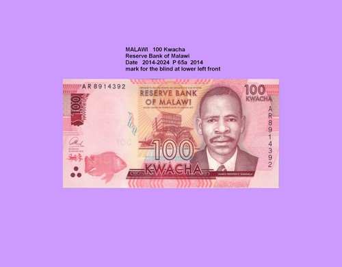 Malawi 100 kwacha 2014 - kwacha,