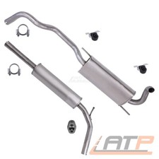 AUSPUFFANLAGE SCHALLDÄMPFER FÜR VW POLO 6N 6N1 1.0 1.3 1.4 1.6
