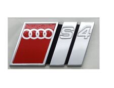 Audi S4 Emblem Logo Schriftzug Zeichen Audi Ringe selbstklebend 8D0853737B 2ZZ