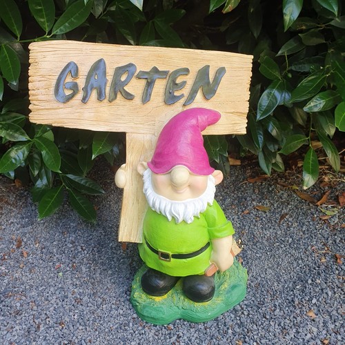 Gartenfigur gartenzwerg mit - gartenzwerg,