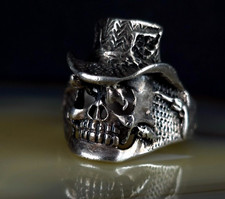 Ring Silber 925 Skull