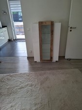 Vitrine glas weiss Hochglanz, Coro