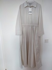 Kleid hemdblusenkleid zara - kleid,