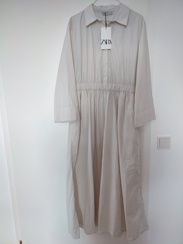 Kleid hemdblusenkleid zara - zara, gr