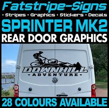 passend für MERCEDES SPRINTER MOUNTAINBIKE ABENTEUER CAMPER VAN AUFKLEBER GRAFIKEN