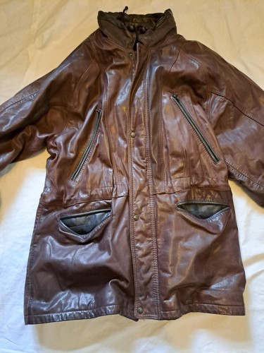 Herren lederjacke - herren, –
