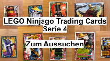 ZUM AUSSUCHEN: LEGO Ninjago Trading Cards Serie 4 | Verschiedene Sammelkarten