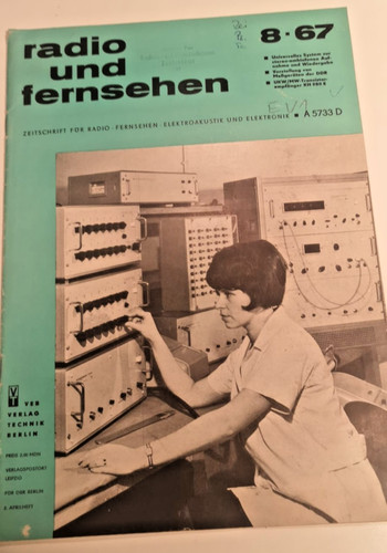 Radio und fernsehen 1967 veb - und,