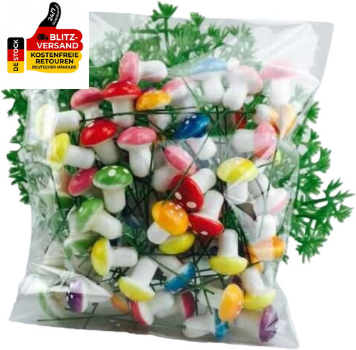 Stück mini pilze deko - 60,