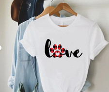 Leopard Paw Print Shirt Trendy