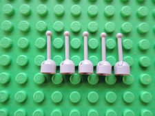 LEGO 5 x Schalthebel Lever Antenne 4592c05 neu hellgrau  10134 10187 10179