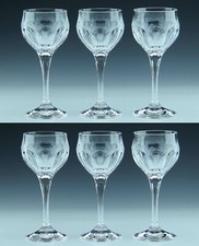 6 Peill Bleikristall Weingläser DIANA - 17,8 cm