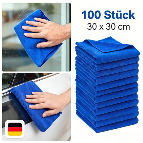 100x mikrofasertücher auto - 100x,