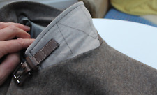 MABRUN Damen Mantel Schurwolle Braun Gr. 42 (Deutsche Größe)