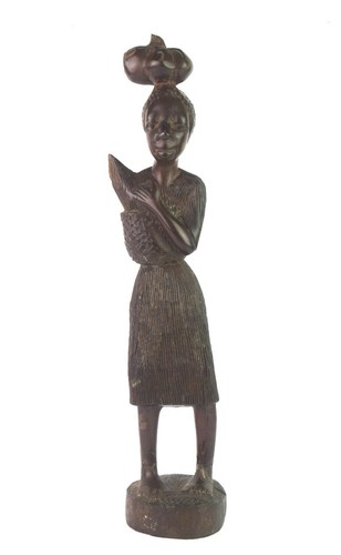 Vintage holz figur alte tribal - figur,
