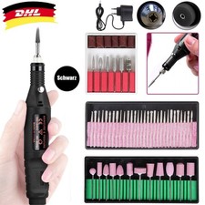 56 Stück Maniküre Profi Elektrisch Nail Art Nagelfräser Nagelfeile Set Pediküre
