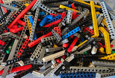 100 x Lego Technic - Lochbalken Liftarme Lochstangen MIX - Technik-  Ersatzteile