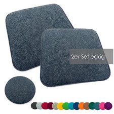 heimtexland ® Sitzkissen Filz Stuhlkissen Stuhlauflage Filzkissen Polster Typ631