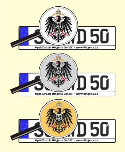 Reichsadler nummernschild - 4, x