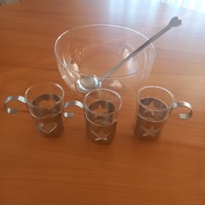 TCM Tee- und Glühwein-Set, 3 Tassen, Schüssel und Schöpfkelle